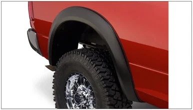 02-08 Dodge 1500/2500/3500 Rear 2pc Extend-A-Fender Flares Black Smooth Finish – Bushwacker Flares