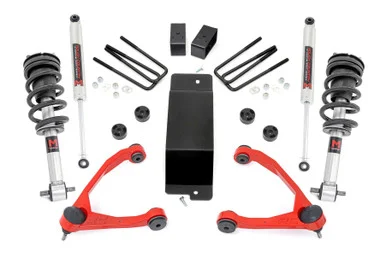 07-13 Chevy/GMC 1500 3.5in Lift Kit UCA M1 Struts 27740RED
