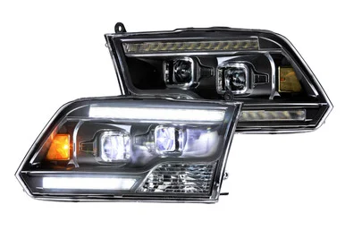 09-18 Dodge Ram ASM Pair XB Hybrid LED Headlights – Morimoto