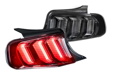10-12 Ford Mustang Facelift Smoked Pair XB LED Tails – Morimoto