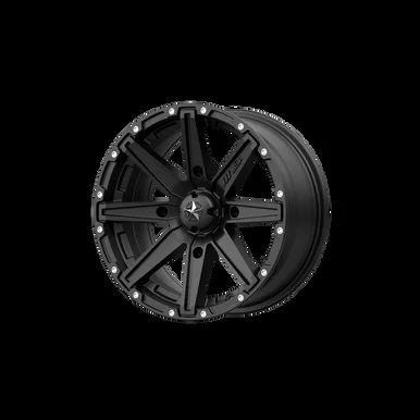 12×7 4×110 4.39BS M33 Clutch Satin Black – MSA Wheels