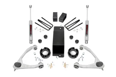 14-15 Chevy/GMC 1500 3.5in Kit w/Steel w/N2O Shocks – Rough Country Suspension