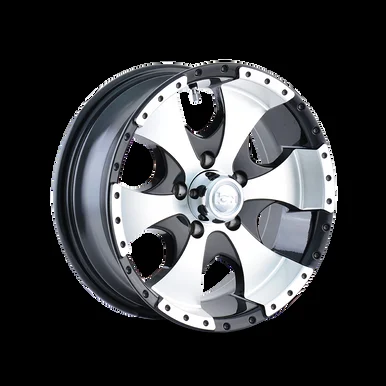 14×6 5×4.5 3.50BS Type 136 Black – Ion Wheel
