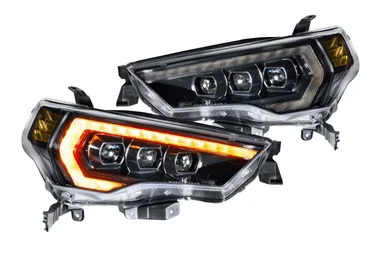 14-22 Toyota 4Runner Amber DRL ASM Pair XB LED Headlights – Morimoto
