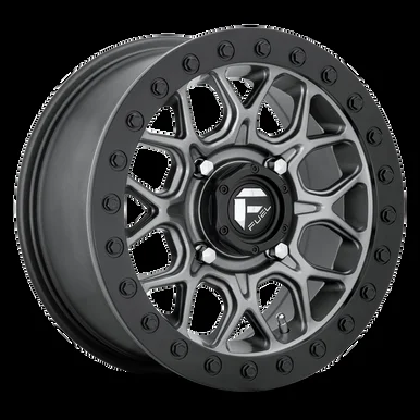 15×10 4×137 5.5BS D919 Tech BL Matte Gunmetal – Fuel Off-Road