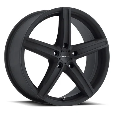 15×6.5 5×100 5.17BS Boost Black – Vision Wheel