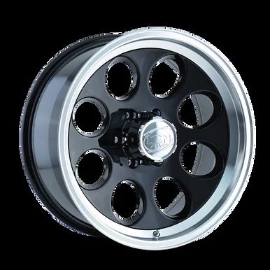 15×8 5×4.5 3.44BS Type 171 Black/Machined Lip – Ion Wheel