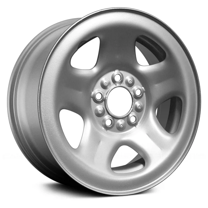 15″ x 7″ Steel Remanufactured Wheel with 5 x 114.3 Bolt Pattern for Jeep Wrangler 2003–2007 – Silver
