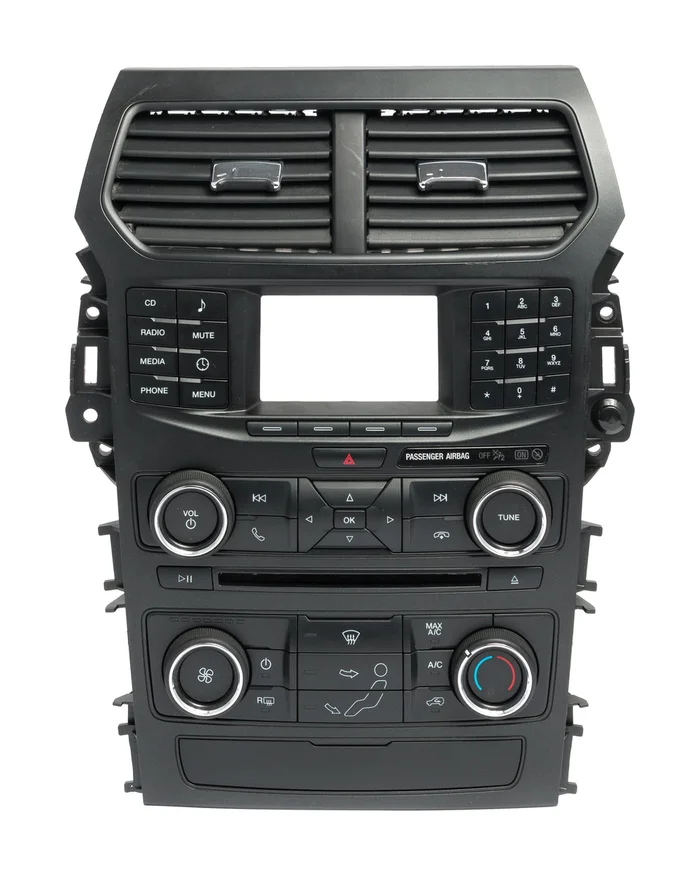 16-18 Ford Explorer AM FM Radio Audio Climate Control Panel Bezel GB5T-18A802-BD