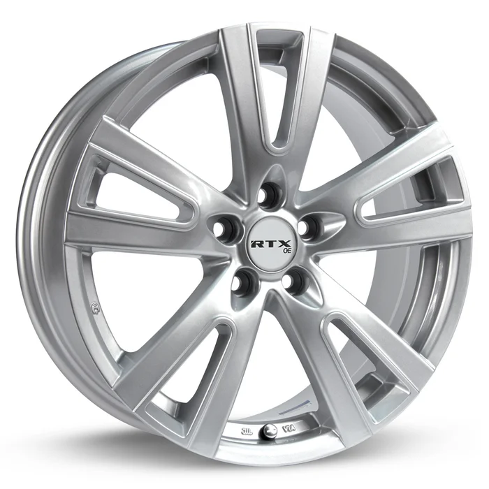 16×6.5 Alloy Wheel – RTX Trek 081021 Silver , with 5×105 Bolt Pattern , 39.0 Offset , 56.6 HubBore for Chevrolet Trax 2013-2022