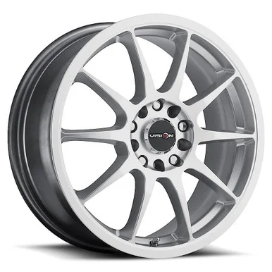 16×7 5×4.5 5.5BS Bane Silver – Vision Wheel