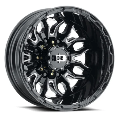 17×6.5 8×6.5 x1.9BS Korupt Black Milled – Vision Wheel