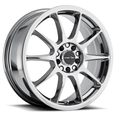 17×7 5×4.5 5.5BS Bane Chrome – Vision Wheel