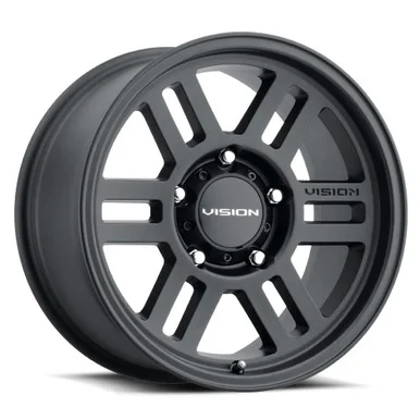 17×7.5 6×130 6BS Overland Black – Vision Wheel