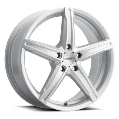 17×8 5×115 6BS Boost Silver – Vision Wheel