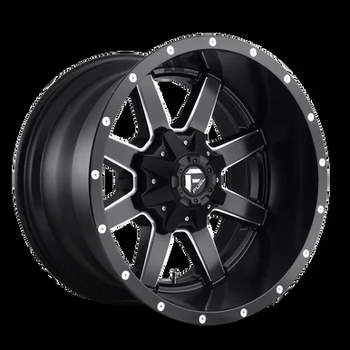 17×8.5 5×5/5×110 5.73BS D538 Maverick Matte Black Milled – Fuel Off-Road