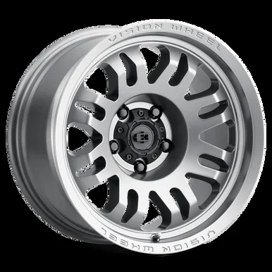 17×8.5 6×5.5 4.7BS Inferno Gray – Vision Wheel