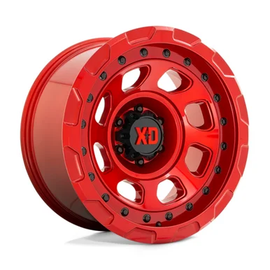17×9 6×5.5 5BS XD861 Storm Candy Red