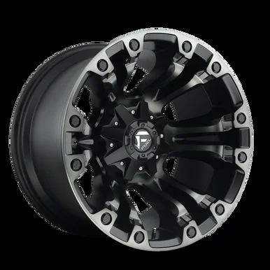 17×9 8×165.1 5.04BS Matte Blk Gray Tint D851 Vapor