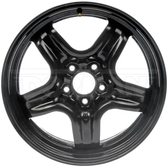 17″ Dorman 17×7 Black Steel Factory Wheel – 5-Lug (Chevy/Pontiac/Saturn) (939-101)