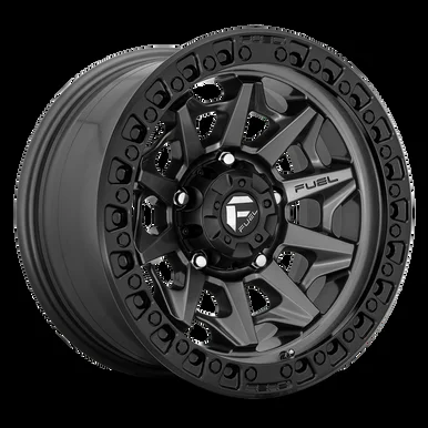 18×9 5×5 5.04BS D716 Covert Matte Gunmetal Black BR – Fuel Off-Road