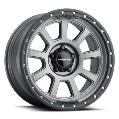 18×9 5×5.5 5.5BS OJOS Gray – Vision Wheel