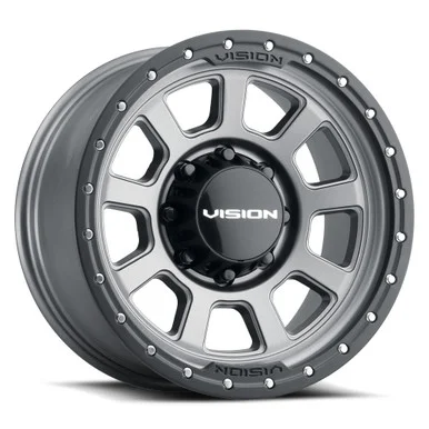 18×9 8×180 5.5BS OJOS Gray – Vision Wheel