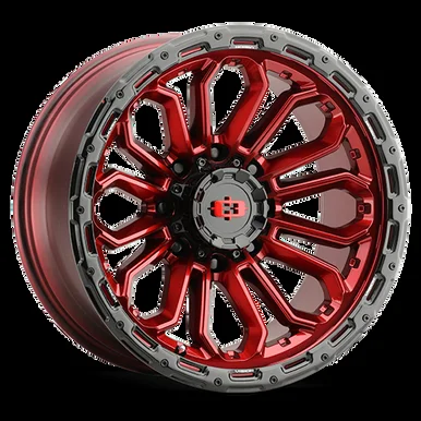 20×10 8×170 4.5BS Korupt Red – Vision Wheel