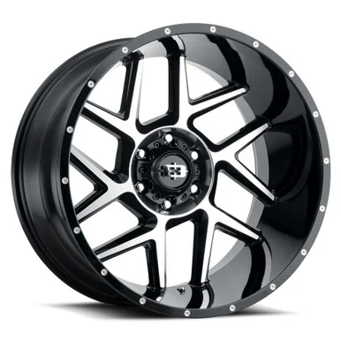 20×12 8×170 4.5BS Sliver Black Machined – Vision Wheel