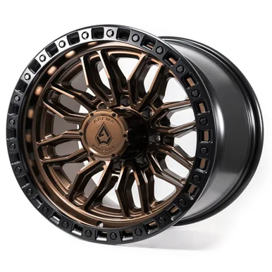 20×9 6×135 5.03BS HUSTLE SMOKED BRONZE CTR SATIN BLK LIP