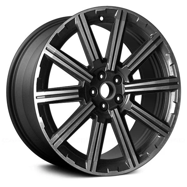 20″ x 9″ Alloy Remanufactured Wheel with 5 x 112 Bolt Pattern for Audi Q7 2015–2017 – Machined and Charcoal Metallic