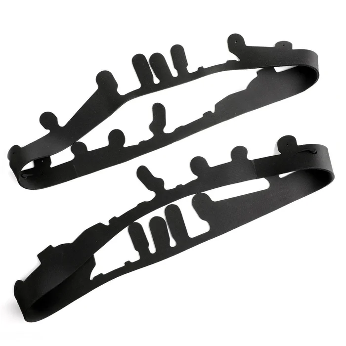 2005-2013 C6 Corvette 2PCS Trim Gaskets For Headlight Lens Replacement Black