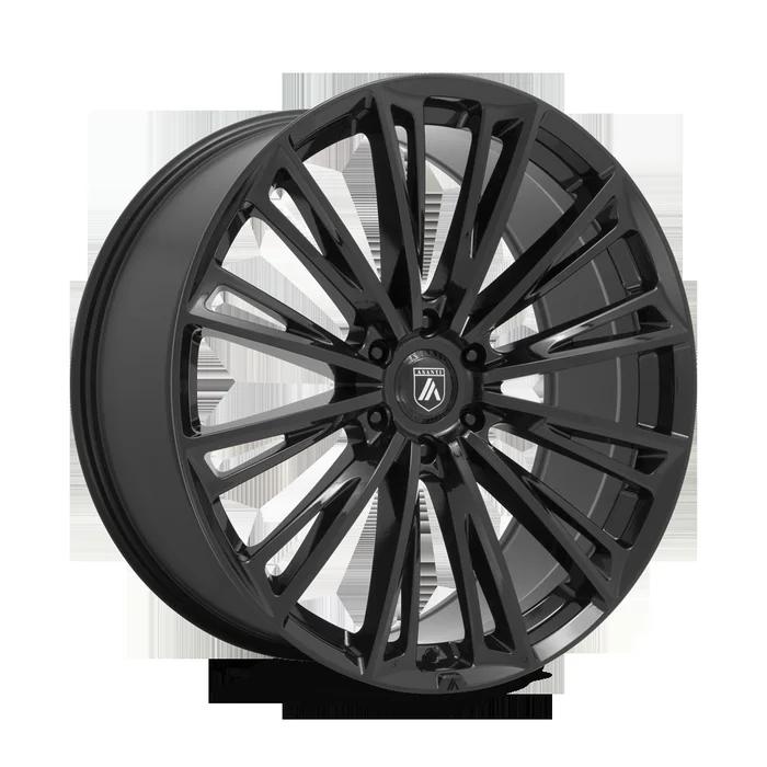 20X10.5 GLOSS BLACK 38MM Asanti Black Wheel