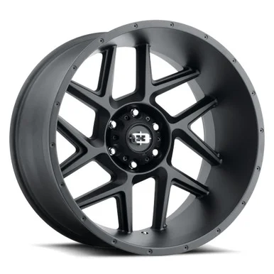 22×12 5×5.0 4.5BS Sliver Black – Vision Wheel