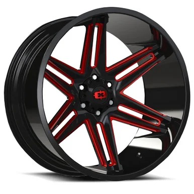 22×12 6×5.5 4.5BS 363 Razor Black Machined – Vision Wheel