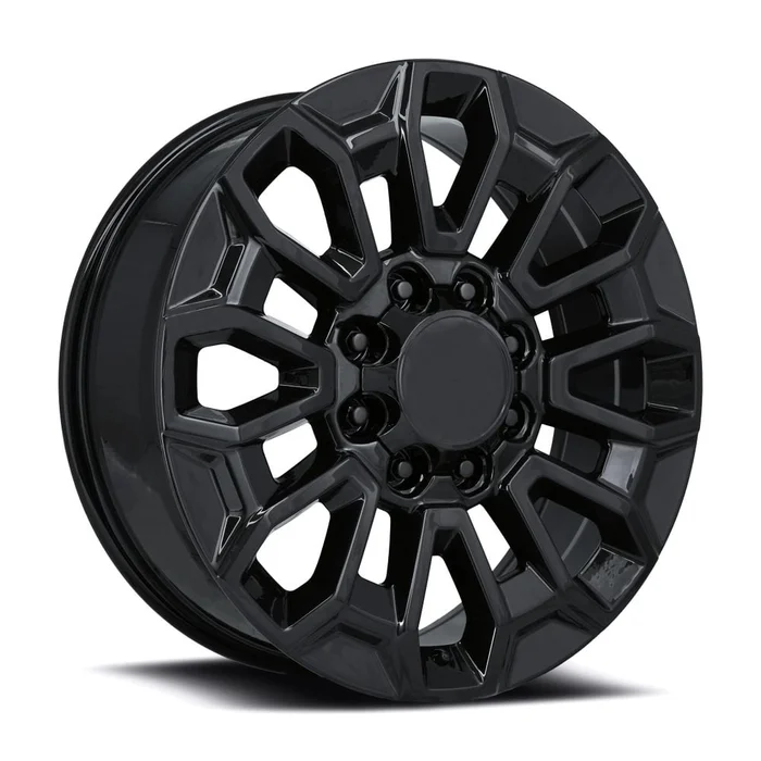 22×8.5 Gloss Black High Country 2500 Style Wheels (FR277, 8×180, +44 Offset)