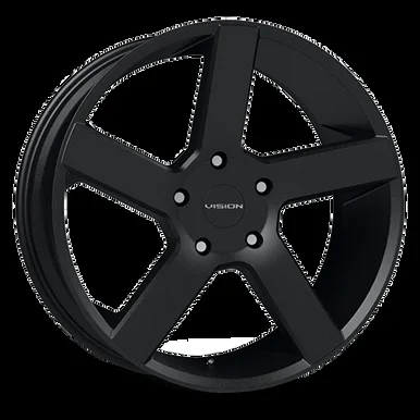 22×9.5 5×5.5 5.22BS Switchback Black – Vision Wheel
