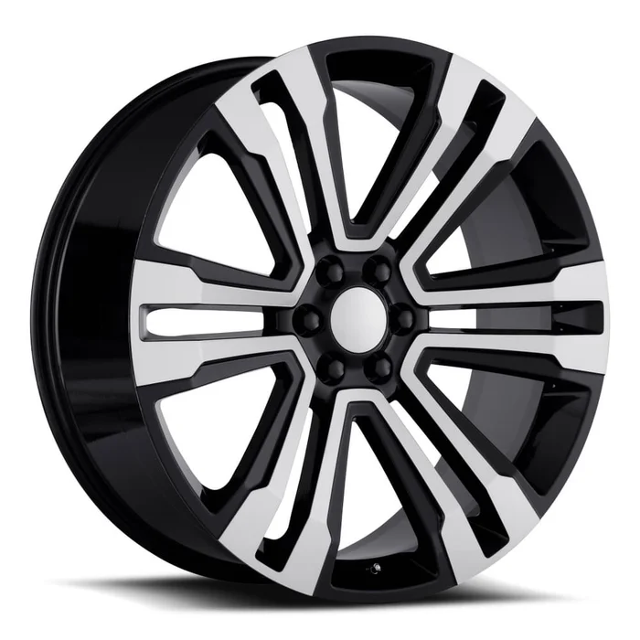 24×10 Gloss Black Machined Escalade Replica Rims (6×5.5) – 2020 Model | OE 5822 Style