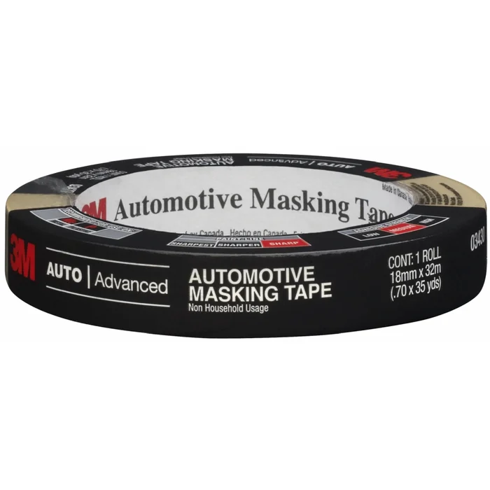 3M – 03430 – Automotive Masking Tape, 18 mm x 32 m