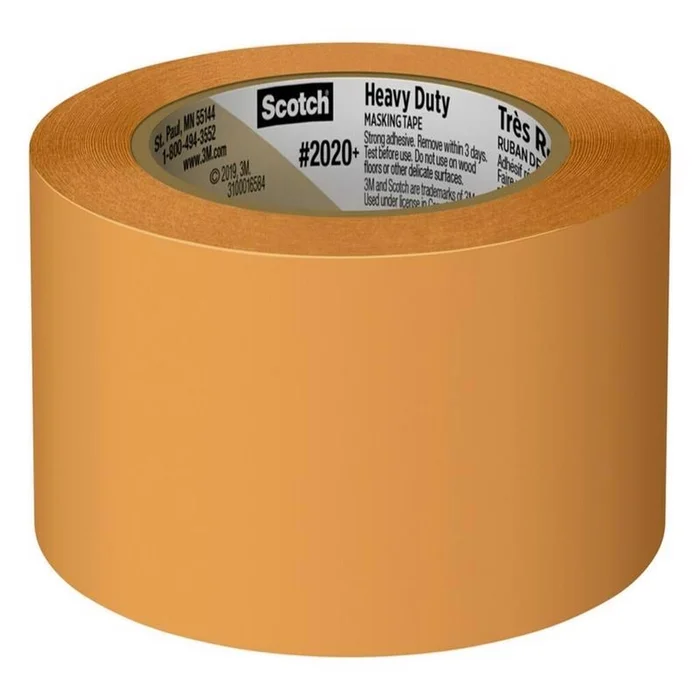 3M – 2020 PLUS-48TP6 – Scotch 1.88 in. W X 60.1 yd L Orange Strong Strength Masking Tape 6 pk