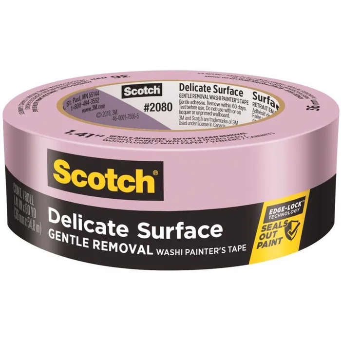 3M – 2080-36EC – Scotch 1.41 in. W X 60 yd L Purple Medium Strength Painter’s Tape 1 pk
