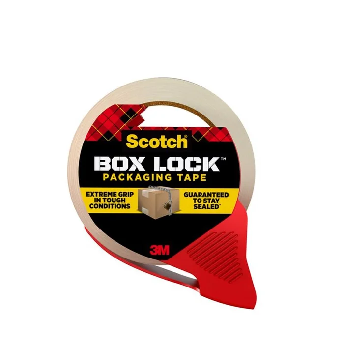 3M – 3950-RD-12GC – Scotch Box Lock 1.88 in. W X 54.6 yd L Packing Tape Clear