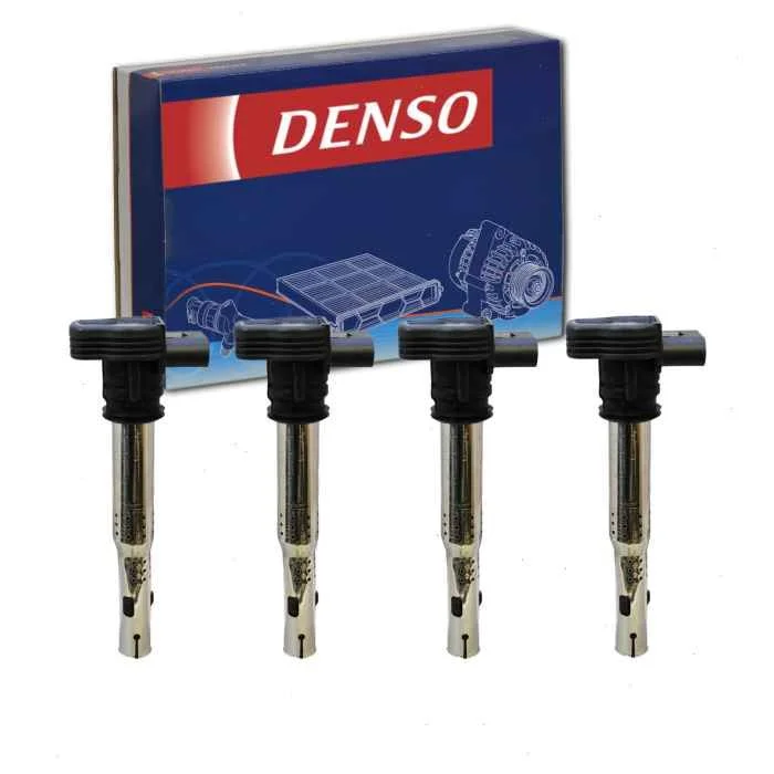 4 pc DENSO Direct Ignition Coils for 2012-2013 Volkswagen Golf R