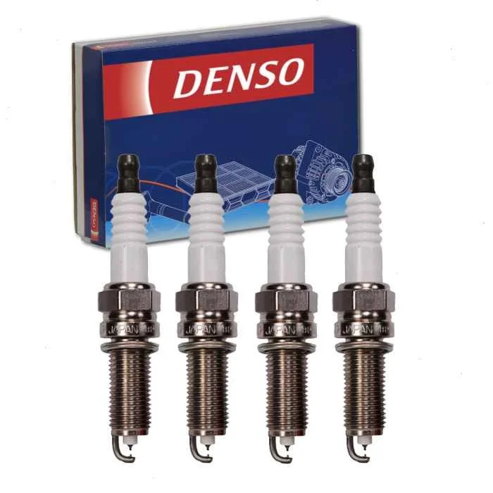4 pc DENSO Iridium Long Life Spark Plugs for 2013-2017 Hyundai Santa Fe Sport