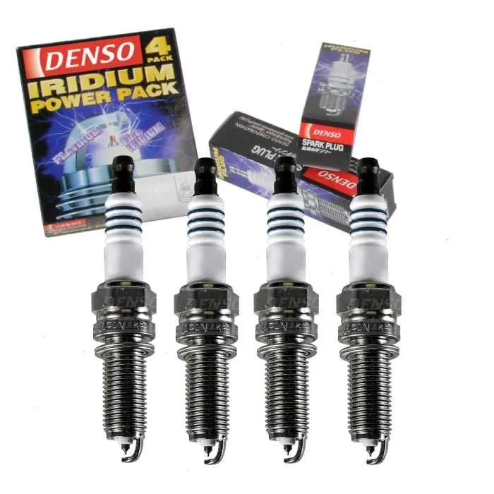 4 pc DENSO Iridium Power Spark Plugs for 2013-2015 Hyundai Santa Fe Sport