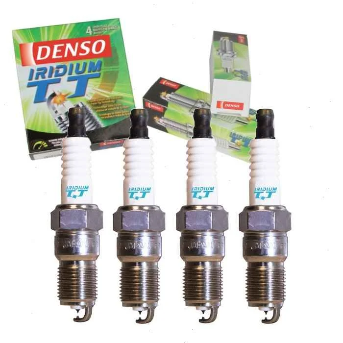 4 pc DENSO Iridium TT Spark Plugs for 2004 Saturn L300