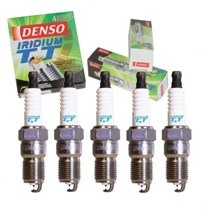 5 pc DENSO Iridium TT Spark Plugs for 2004-2012 GMC Canyon