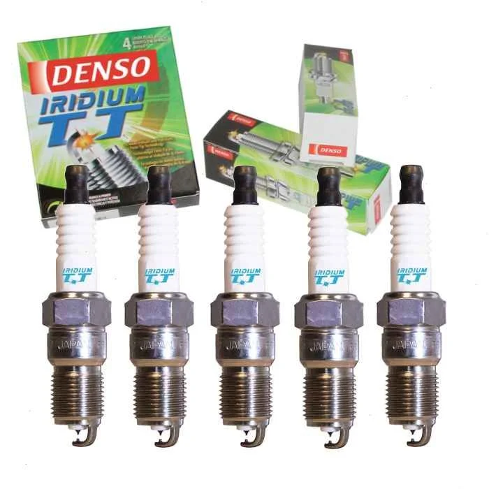 5 pc DENSO Iridium TT Spark Plugs for 2009-2010 Hummer H3T