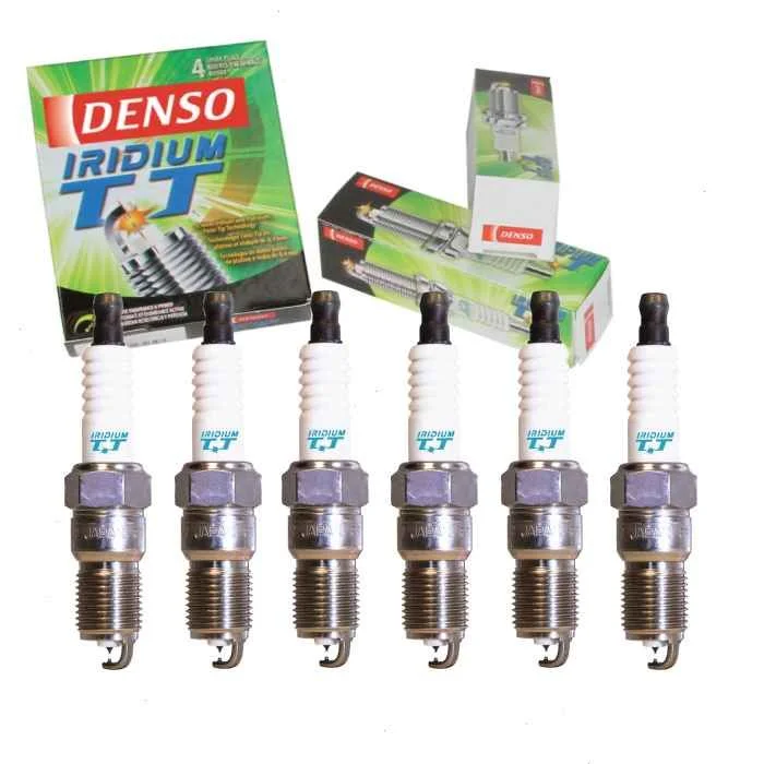 6 pc DENSO Iridium TT Spark Plugs for 2003 Ford E-150
