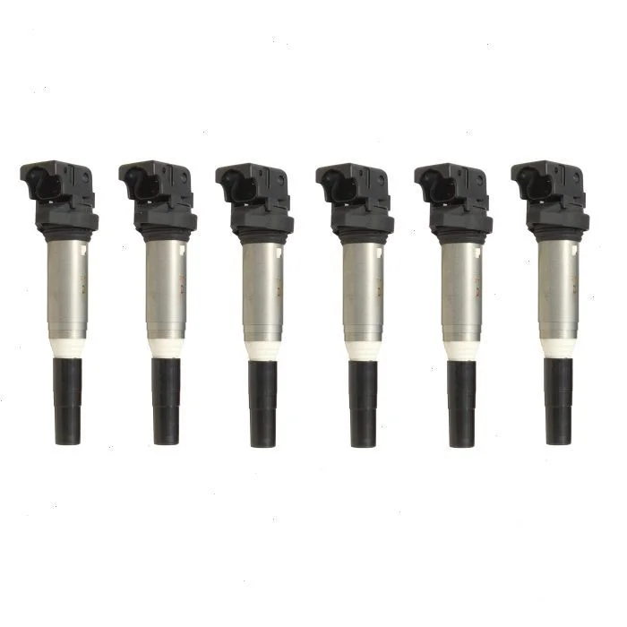 6 pc Hitachi Ignition Coils for 2007 BMW 530i 3.0L L6